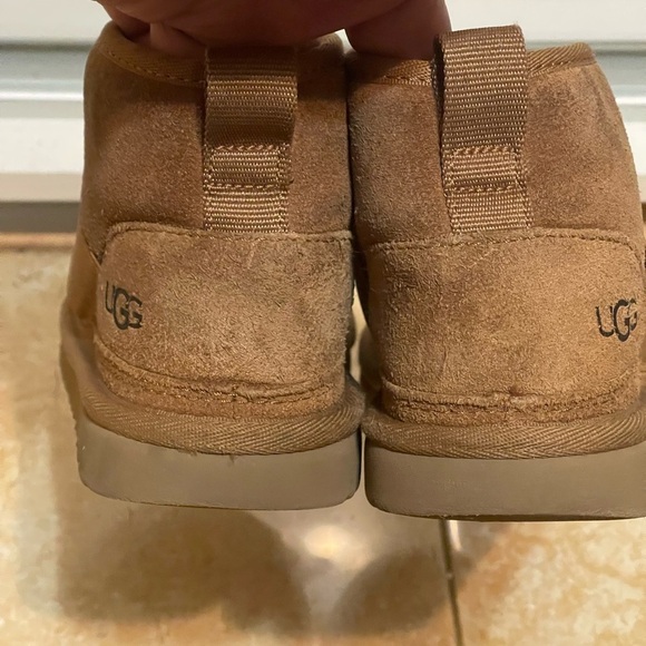 UGG Unisex Neumel II Graphic Booties Boots Shoes Size US 13 Kids Chestnut - Picture 3 of 7